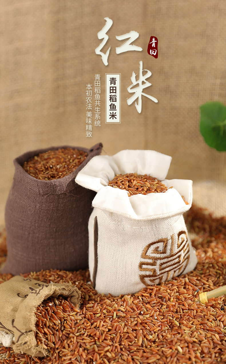 青田稻魚(yú)米紅米2.5kg(圖1)